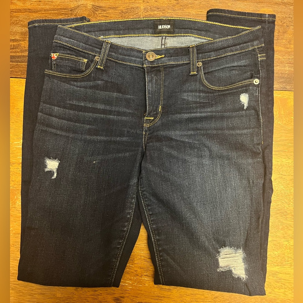 Hudson Jeans- women’s size 28 didtressed denim.